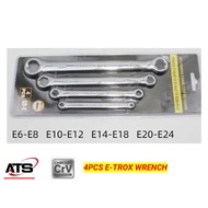 S-Shaped Torx Wrench U-Shaped Torx Wrench Set C Moon-Shaped Curved Handle Double-Ended Special-Shape