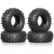 FMS 1.0 Tires 51mm  Mud Slingers Tires Super Soft Sticky Crawler Tyre for RC 1/18 TRX4M 1/24 Axial S