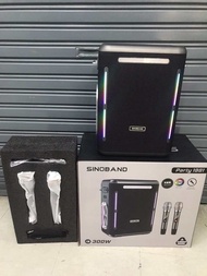 SY XDOBO SINOBAND Party 1981 ลำโพงบลูทูธ XDOBO 300W กลางแจ้ง เบสลึก ลำโพงคาราโอเกะ ไมค์โครโฟน 2 ตัว 