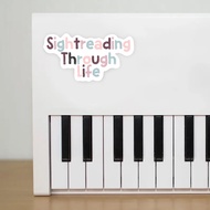 Sightreading Through Life Sticker | Music Teacher, Music Educator, Music Education, Music Stickers, 