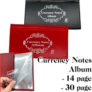 BEST SAVE JH 502 Paper Money Pocket Wallet Currency Banknote Collection Album 14 pocket / 30 pocket 