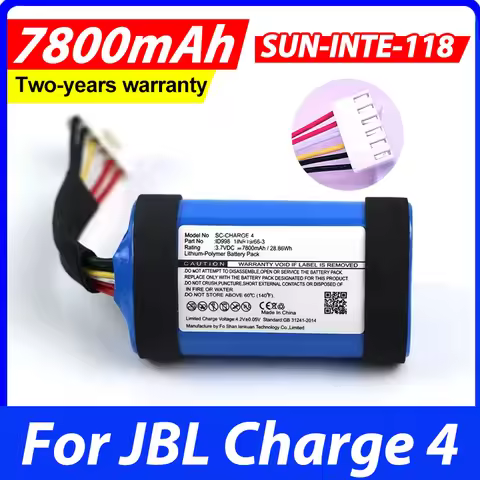7800mAh For JBL Charge4 JBL 4 Battery Original Wireless bluetooth speaker for JBL Charge 4 ID998 IY0