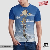 3D PRINT T-SHIRT DISTRO 3R UNISEX ADULTS & CHILDREN ONE PIECE STRAWHAT PIRATE ANIME MOTIF (STRWHT PI