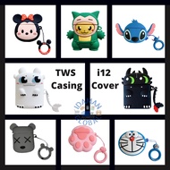 TWS inpods 12 Case Cover Silicone i12 Casing Airpods Protective Case Earpod Airpods Earbuds Casing C