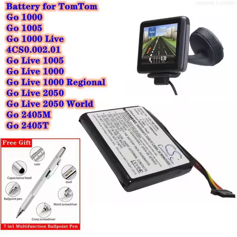 GPS Navigator Battery 3.7V/1000mAh AHL03711018,VF1C,4CQ02 for TomTom Go 1000,1000 Live,1005,2405M,24