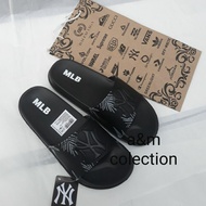 NEW YORK MLB YANKES CASUAL SLIP-ON SANDALS FOR MEN AND Wanita Selipar Lelaki Sandal Lelaki