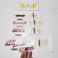 Promo Striping Stiker Ninja ZX 150 CBU Merah 2006 Original Kawasaki