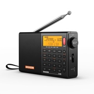 SIHUADON D808 Portable AM FM SW LW Air Band Radio SSB RDS Multi Band Radio Speaker with LCD Display