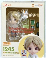 GSC Nendoroid 黏土人 1245 夏目貴志 ＆ 貓咪老師 夏目友人帳 Takashi Natsume & Nyanko Sensei
