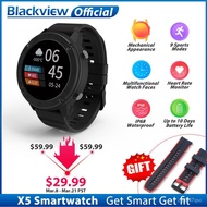 Blackview IP68 SmartWatch X5 Men Women Sports Watch Clock Sleep Monitor Fitness Tracker Heart Rate Smart Watch for IOS A