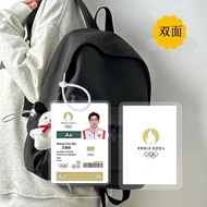 Schoolbag Pendant Table Tennis Dream Team Athlete Fan Zhendong Sun Yingsha Paris Competition Card St