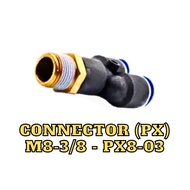 CONNECTOR (PX) M8-3/8 - PX8-03