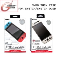 Nyko Thin Case for Nintendo Switch/Switch OLED - Clear (Case + Temper Glass Screen Protector)