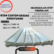 ATAP FIBERGLASS, ATAP TRANSPARAN FIBER, ATAP FIBER TRANSPARAN