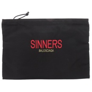 Balenciaga Logo 尼龍黑手拿包 黑色 0358 [二手] BALENCIAGA男士