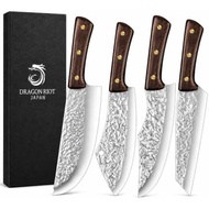 DRAGON RIOT Butcher Knife, High Carbon Steel, Full Tang