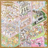 WHPHous 20In1 Miniature Landscape Sticker Collection Decompression Cartoon 3D Landscape Sticker PET 