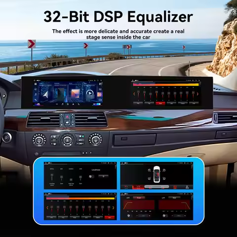For BMW 5 Series E60 2004-2012 CCC Android 14 Car Radio 8Core 8+128G CarPlay GPS 360° Panoramic View