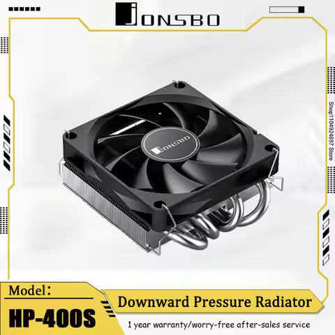 JONSBO HP400S Downdraft Cooler CPU Fan ITX Mini 4 Heat pipes Desktop PC air cooled PWM intelligent t