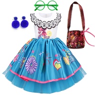 ZZOOI Baby Girl Encanto Disguise Mirabel Costume 1-6 Years Children Disney Birthday Party Charm Dres