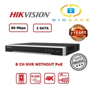 HIKVISION 8CH / 8 CHANNEL DS-7608NI-Q2 NVR NETWORK RECORDER (UP TO 8CH IP VIDEO)