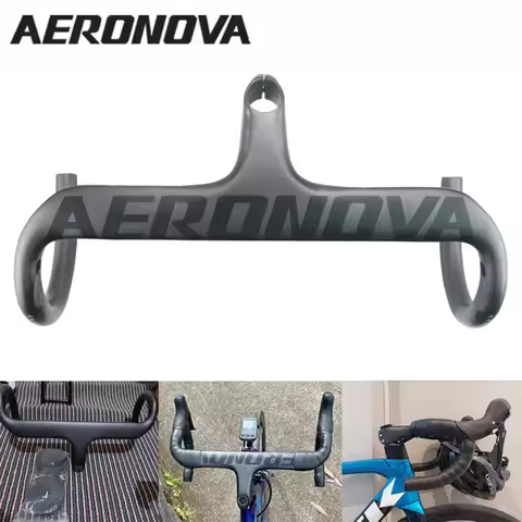 AERONOVA Integrated Carbon Handlebar Road Bike 28.6mm Cycling Bicycle handlebar UD Matte 90/100/110/