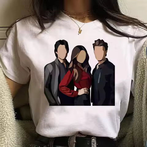 the Vampire Diaries tshirt women graphic tshirt girl graphic clothing