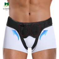 ALANFY Hernia Belt, Breathable 2 Removable Compression Pads Inguinal Hernia Support, Universal Comfo