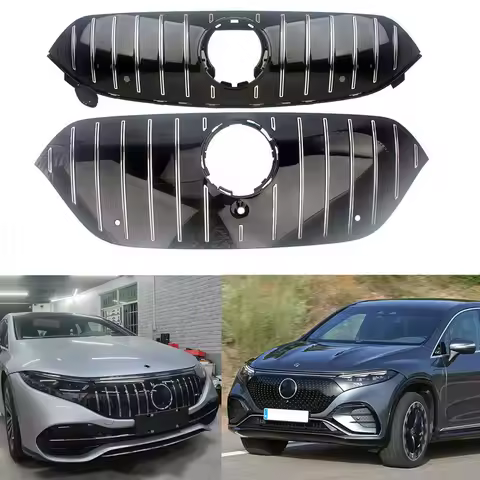 Pre Facelift Front Bumper Center Hood Grille Cover For Mercedes-Benz V297 EQS 450 EQS 580/X296 EQS S