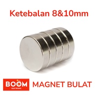 Round Neodymium Magnet Thickness 8mm and 10mm