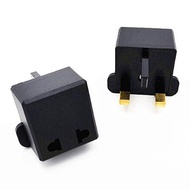 5 Pieces New European Euro EU 2 Pin To UK 3Pin Plug Adapter Power Socket Travel Charger Adapter Conv