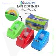 Nokida Tape Dispenser Isolasi Kecil No.20 Lion / Tempat Isolasi Kecil / Tempat Lakban Kecil / Dispen