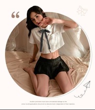 M354 清新純潔學生制服 百摺短裙 情趣內衣