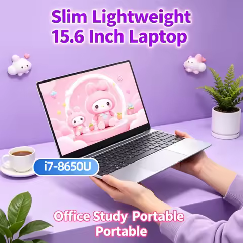 Intel I7-8650U High Speed Laptop 15.6 Inch Large Memory Large SSD Stable Office Notebook