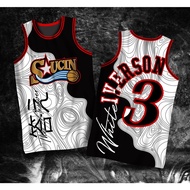 New Allen Iverson Saucin White Iverson Shirt | SIXERS Jersey Shirt Fully Sublimative Basketball Shir