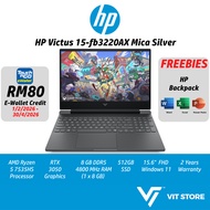HP Victus Gaming Laptop 15-fb3220AX MICA SILVER CU2H3PA R5-7535HS RTX3050 6GD6 8GB DDR5 512GB 15.6" 
