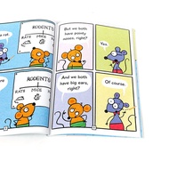 Milu พร้อมที่จะอ่านกราฟิกเลเวล Figgy Boone Best Brother Ever Comic Bridge หนังสือภาษาอังกฤษการ์ตูนต้