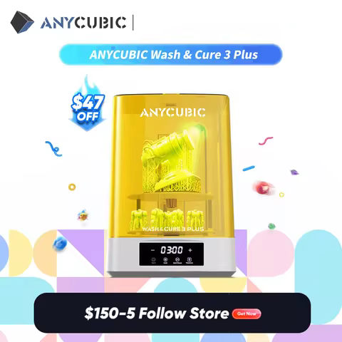 ANYCUBIC Wash & Cure 3 Plus Washing Curing 2 in 1 Machine For 12K Mono M5s 6K Mono X 6Ks LCD 3D Prin