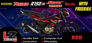 Suzuki Raider 150 Fi  (Satria Version) Decals with Freebies