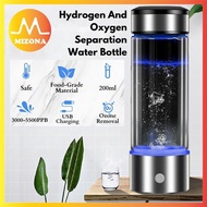 Mizona 200 ml Hydrogen And Oxygen Separation Water Bottle Filter Machine Alkaline Electrolyzed Recha