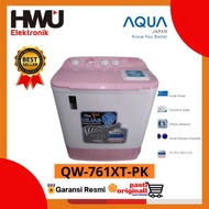 AQUA QW761XT Mesin Cuci 2 Tabung 7KG Semi Auto Washer Hijab Series QW-761XT