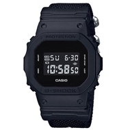 CASIO ORIGINAL - CASIO G-SHOCK - DW-5600BBN-1D Protection - New - MEN - Hitam - Strap Cloth Canvass - Jam dunia JD18 # Jam Tangan Pria Cowok Anti Air G SHOCK GSHOCK DIGITAL # DW 5600BBN 1D DW-5600BBN 5600 BBN DW5600 DW-5600 DW5600BBN $ WR2 STC SD7 HT7