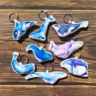 鯨魚-吊飾小娃娃鑰匙圈