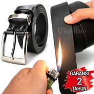 Men's Genuine Leather Belt/ Men's Leather Belt/ Genuine Leather Buckle Garut Leather Belt