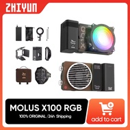 ZHIYUN Molus X100 RGB LED Light APP Control 2550mAh Battery Portable Photography Lighting for Studio