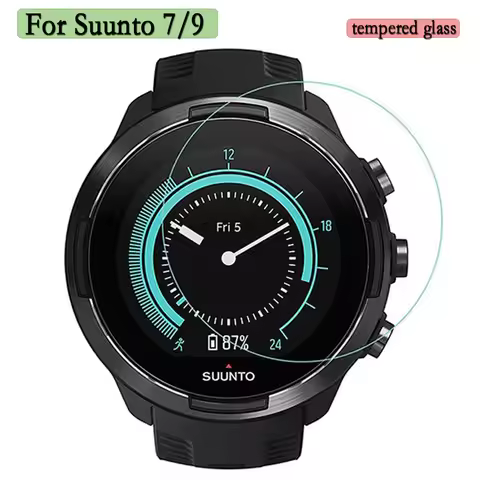 2pcs For Suunto 9 /Suunto 7 Tempered Glass Screen Protector Protective Film For Suunto 9 / 7 Guard A