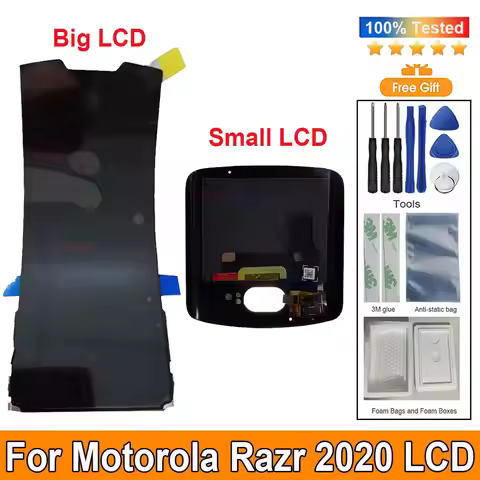 6.2" P-OLED For Motorola Razr 5G 2020 LCD Display Touch Screen Digiziter Assembly Replace 2.7For Mot