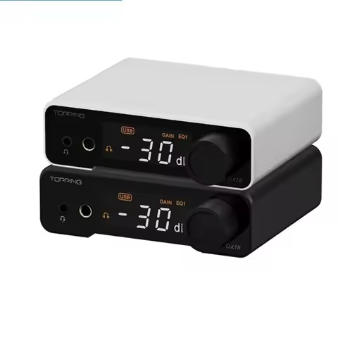 TOPPING DX1 II Decoder Amplifier Headphone Amp ES9039Q2M DSD256 PCM384kHz Desktop DAC Decoder Amplif