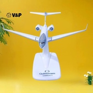 V&P 1PCS Gulfstream G650 Aircraft Diecast 1/200 Scale Airplane Model Planes G650ER Airplane Model Pl