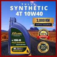 EZLUBE API SP 4T 10W40 Motorcycle Oil Fully Synthetic Motorcycle Engine Oils Minyak Hitam Motor (1L)